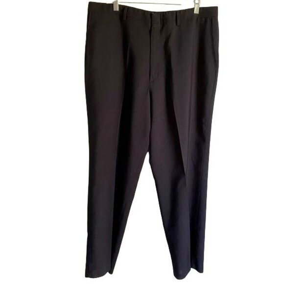 Haggar Navy Blue Mens Dress Pants Size 38 x 31 - Picture 2 of 5